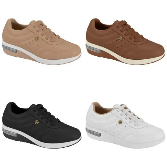 Tênis Feminino Modare Ultraconforto Casual Gel Bolha Calce Fácil Ortopédico 7320271