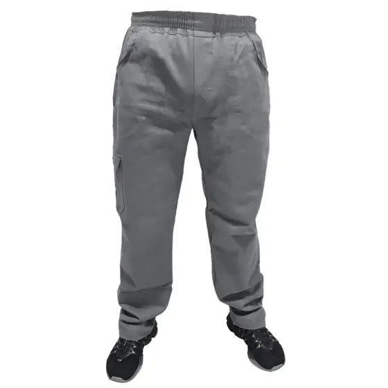 Calça de Uniforme Pedreiro Brim Profissional Reforçada