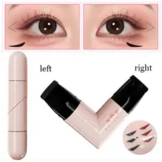 Girar Delineador Carimbo Integrado Preto Marrom Dupla Ponta DIY Asa Estêncil À Prova Dwaterproof Água De Manchas Caneta