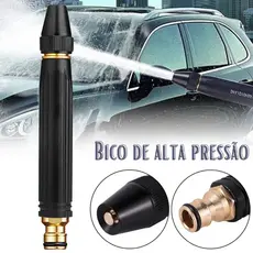 Bico de Alta Pressão Esguicho de Mangueira Jardim Jato de Agua Lavagem Carro 4 Pçs