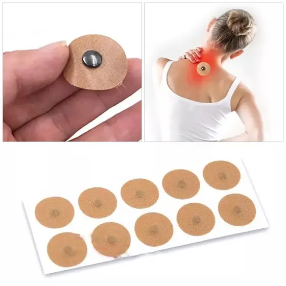 Adesivo Magnético para dor - Imã acupuntura magnética. Kit  a escolher 10 /20/30 peças de Imãs.