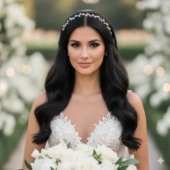Tiara de Noiva Strass Estilo Deusa Grega enfeites debutantes tiara princesa  adorno cabelo mulheres casamento festas