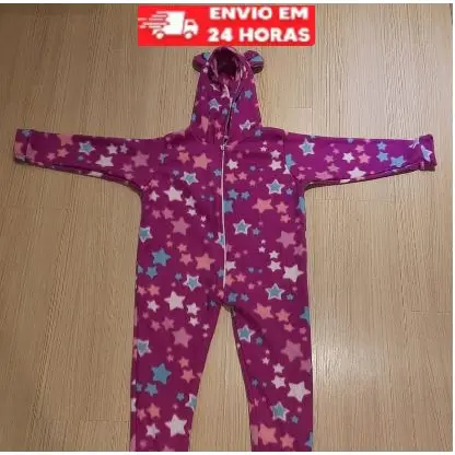 Macacão Infantil de Soft Tam. 1 ao 8 Menina e Menino