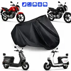 Capa Universal Impermeável Para Moto Scooter Elétrica Anti UV Anti Risco Proteção Chuva Sol E Poeira