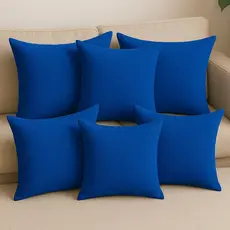 10 Capas De Almofadas 45x45 Lisas Oxford Para Decoração
