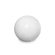 Enfeite Esfera Bola Decorativa de Ceramica Branca tamanho G