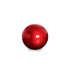 Enfeite Esfera Bola Decorativa de Ceramica Vermelha Red tamanho G