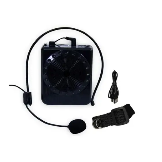 Amplificador Megafone Microfone Kit Completo Professores KD150