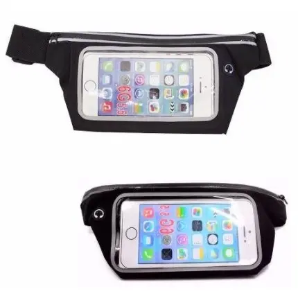 Pochete Cinto Para Celular Com Porta Chave Academia Corrida e Bike