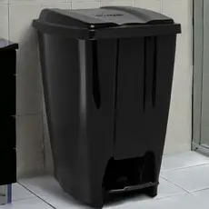 Lixeira Para Banheiro com Pedal em Plastico Reforçado Multiuso 7 12 15 20 40 Litros