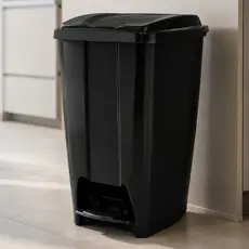 Lixeira com Pedal 40 litros em Plastico Reforçado Multiuso Cozinha Banheiro ECO Nature