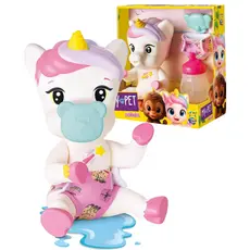 Boneca My Pet Cuidados Unicórnio Faz Xixi com Mamadeira Acessórios Divertoys