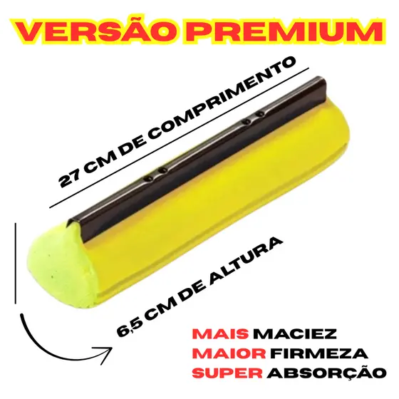 Refil P/ Rodo Mop Mágico Limpeza Geral Plus 28cm Absorve