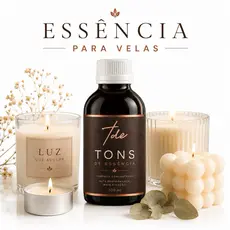 Essência concentrada Lipossoluvel para Velas aromatizadores- Vários Aromas 100 ML