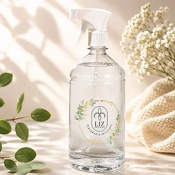 Água Perfumada com borrifador LIz Aromas 1 Litro para lençóis roupas e ambiente