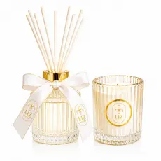 Kit Luxo Liz Aromas – Difusor de Ambiente + Vela Aromática | Elegância, Perfume e Sofisticação