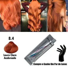 Tinta Coloração Louro Acobreado Nº 8.4 Mairibel/Hidraty 60g