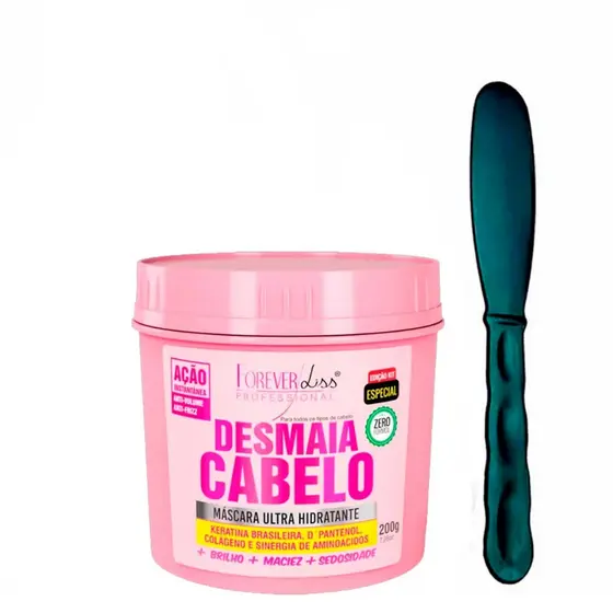 Máscara Ultra Hidratante Desmaia Cabelo Forever Liss 200g
