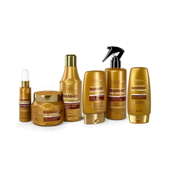 Kit Banho de Verniz Completo Forever Liss