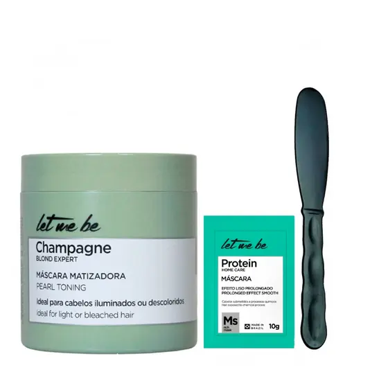 Mascara Matizadora blond Efeito Pérolado Let Me Be 500g