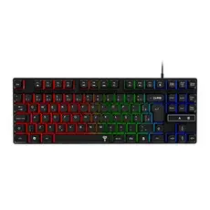Teclado para Jogos Gamer 80% Rift Membrana Multimídia TKL USB ABNT2 Clanm