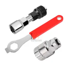 Kit 3 Chaves Extratora De Sacar Pedivela Pedal de Bike Tipo Shimano Bicicleta Cabo Sacado