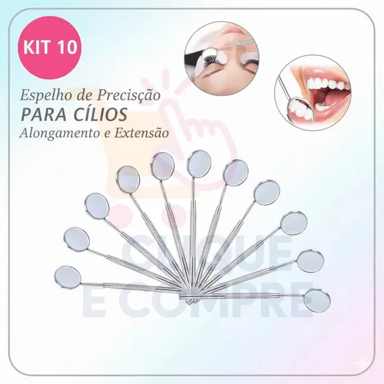 Espelho de Precisão para Cílios  Alongamento e Extensão de Cílios l Lash Designer