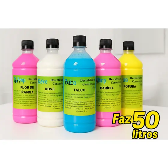 PROMOÇÃO  DE DESINFETANTE CONCENTRADO VÁRIAS FRAGRÂNCIAS (pisos e banheiros )