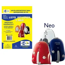 Kit 3 Sacos Aspirador de Pó Electrolux - Neo (2178)