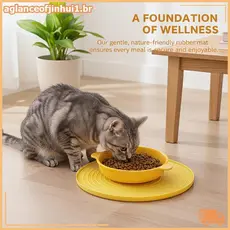 [AGBR] Tapete De Alimentação De Silicone Antiderrapante À Prova D'água , Ideal Para Manter Áreas Limpas Animais De Estim