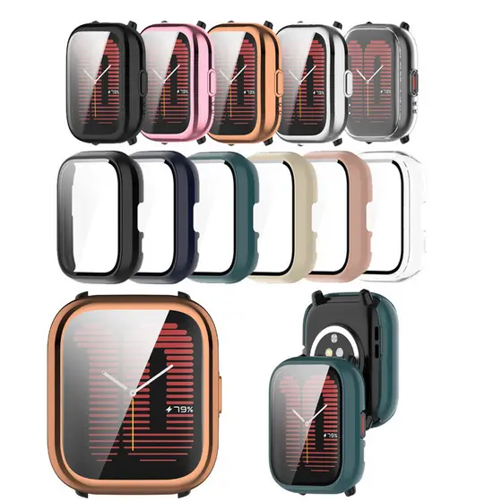 Adequado Para Huami Amazfit Active Smart Watch TPU Capa Protetora De Tela De Vidro PC Acessórios De Proteção