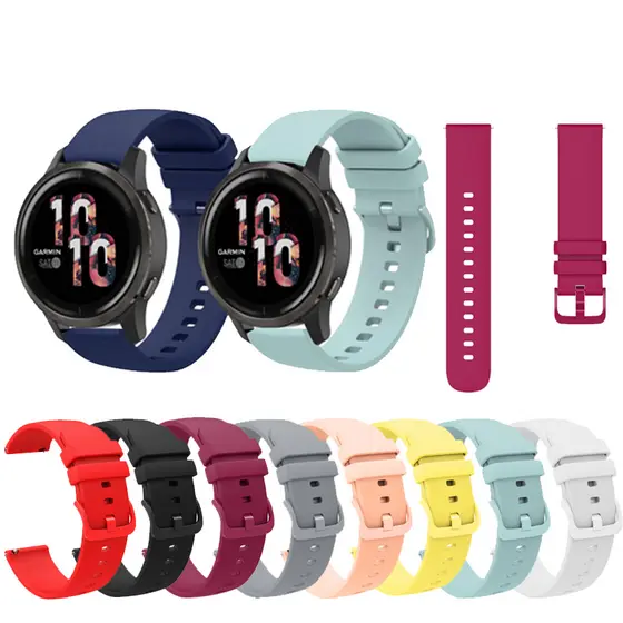 Para Garmin venu 3 2 Plus Vivoactive 6 5 4 3 Forerunner 570 970 645 245 55 158 165 255 265 Pulseira De Silicone