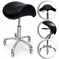 Mocho Sela Ergonômico Fixo Giratório Profissional para Clínica Estética e Salão Resistente - Akmed