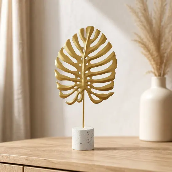 Escultura Decorativa Costela de Adão Decorativa 24,5cm