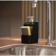 Porta Detergente Dispenser Porta Esponja Slim Uz399