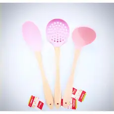 Escumadeira Silicone E Bamboo