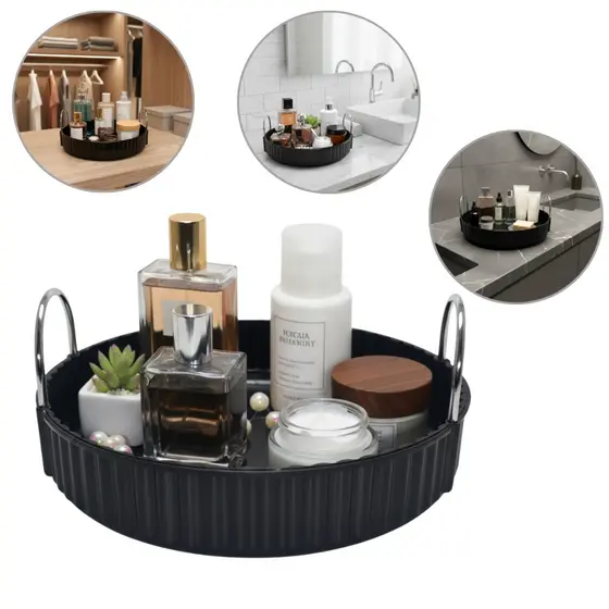 Bandeja Decortiva Lavabo Perfumes Maquiagem Cozinha Multiuso Cosmeticos