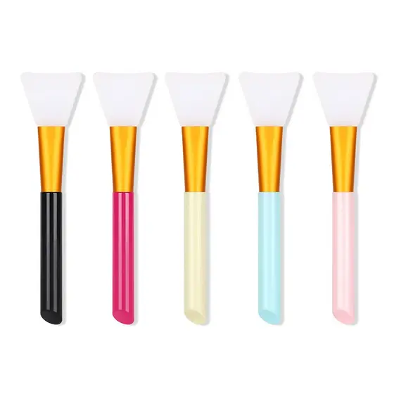 Pincel de silicone espatula para aplicar argila, mascara facial, skin care, creme, serum, base