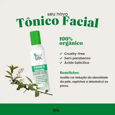 KIT COM 5 Tônico Facial Ácido Salicílico - ANTIACNE