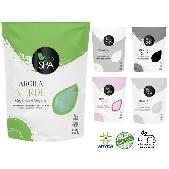 Argila Skin Care - 5 Cores - 500g