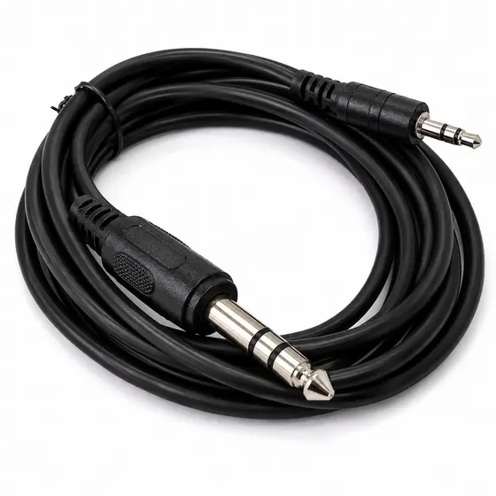 Kit 10 Cabos P2 Estéreo Macho Para P10 Macho Estéreo 3Metros P2 P10 Áudio Som Profissional Instrumentos