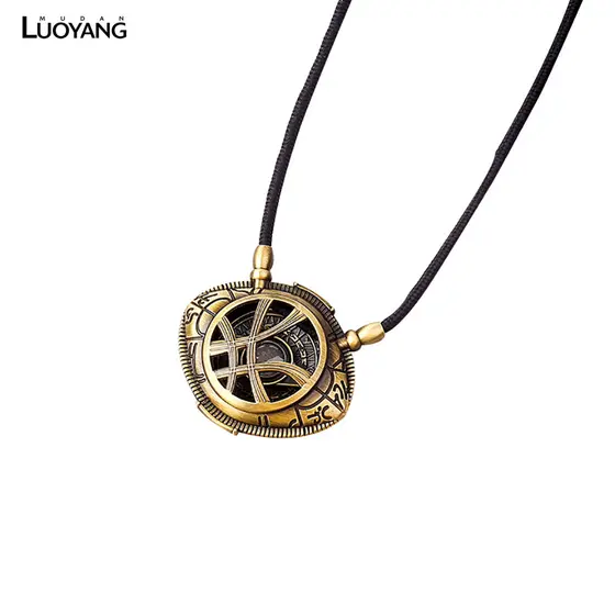 Unissex Brilho No Escuro Luminoso Olho De Agamotto Pingente Colar Jóias Presentes