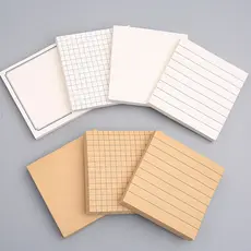 Bloco De Notas / Bloco De Notas / Papel Kraft / 80 Folhas / Colados / Material Escolar / Escritório / Papelaria