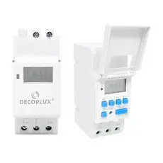 Temporizador Digital Din35 Industrial 220V/16A TE4163 Decorlux