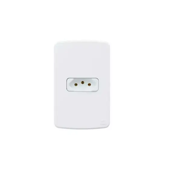 1 Kit Linha Composé Weg Tomada 10A + Placa com Suporte