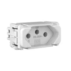 MODULO TOMADA 2P+T 20A BRANCO COMPOSÉ