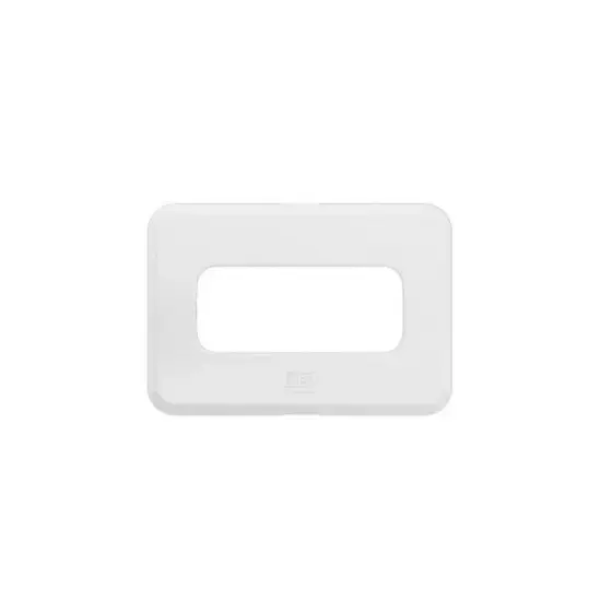 Mini Placa de Embutir Móveis 1 Posição Branco - Composé