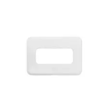 Mini Placa de Embutir Móveis 1 Posição Branco - Composé