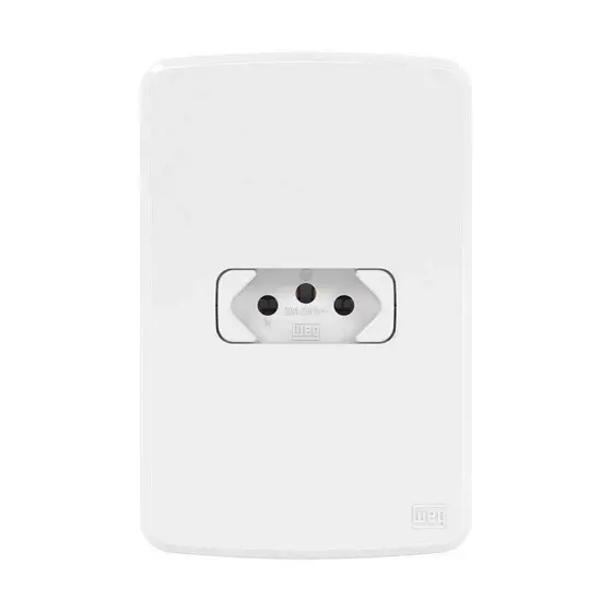 1 Kit Linha Composé Weg Tomada 20A + Placa com Suporte