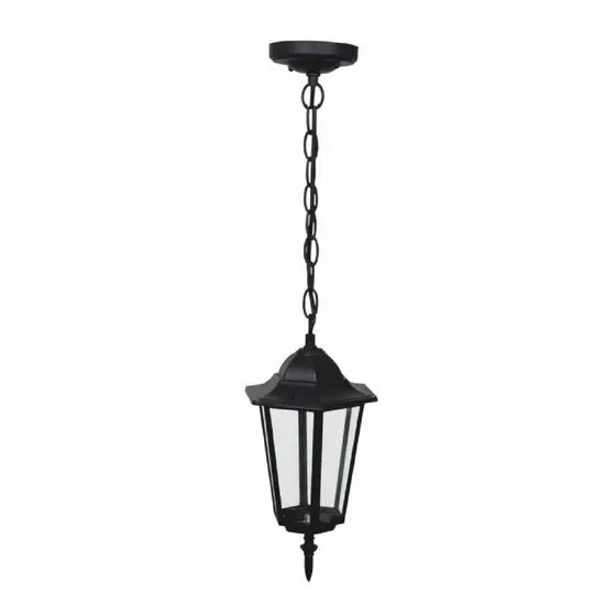 PENDENTE ROMA 190 PRETO 1XE27 G-LIGHT